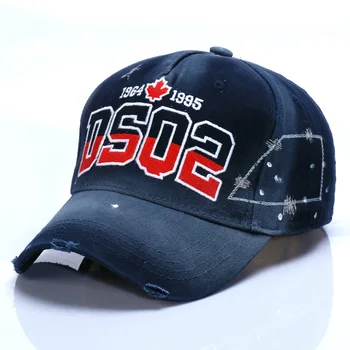 марка DSQ2 бейзболна шапка за Мъже И Жени с Бродерия DSQ2 Букви Татко, Шапката на Хип-Хоп шапка на Шофьора Шапка Спортна ежедневни шапка