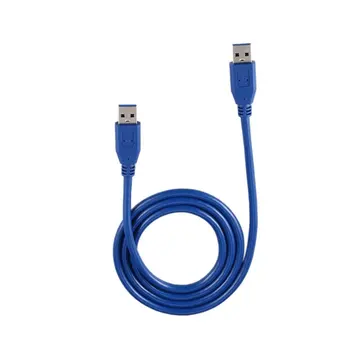 Преносим Син Одноцветный 3 ft/1 М високоскоростен достъп до Компютър USB 3.0 Тип A за мъжете, Тип A, M/M М2М Удлинительный кабел Захранващ Проводник
