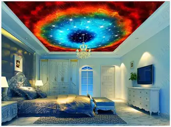 Потребителски снимки на 3d тапети великолепна фреска Фентъзи Млечния Път Супер Голям Небесен Очите декор на 3d стенописи тапети за стени 3d