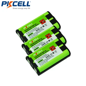 3 бр. Домашен Батерия за Безжичен телефон 850 ма 3,6 На Нимх за Panasonic HHR-P104 HHR-P104A PKCELL